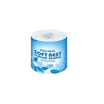 Plastic Wrapped Toilet Paper Rolls